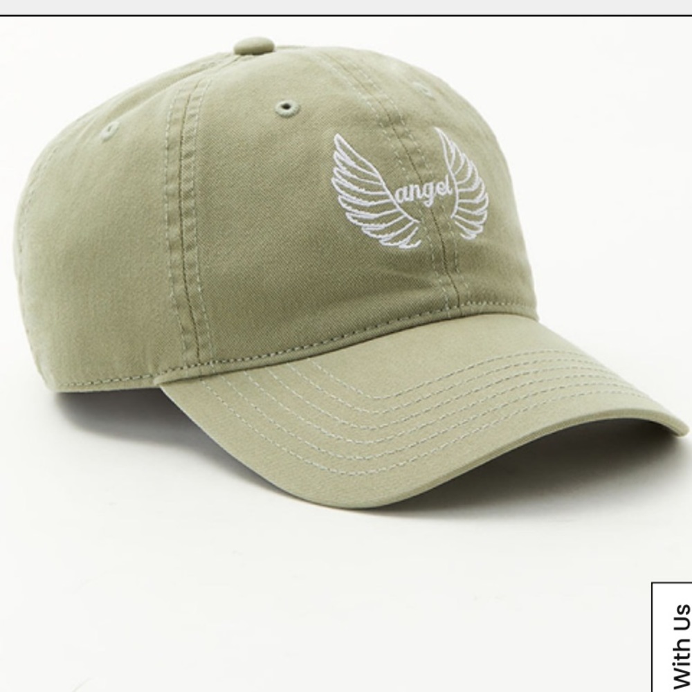 NWT PacSun Angel Wings Strapback Dad Hat